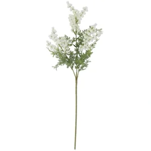 27 Inch White Mini Burs & Fern Stem - cozylivehome.com | we sell a wide range of comfortable household items* Giftware