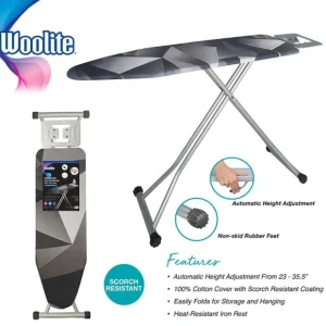 IRON BOARD +Pad+Cover + Iron Rest 15 X 47" Mesh top. T-H Sturdy Leg _ HEAVY DUTY - cozylivehome.com | we sell a wide range of comfortable household items* Housewares