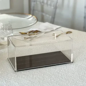 J-CTW-WD Lucite Wood Look Cake Tray with Lid - cozylivehome.com | we sell a wide range of comfortable household items* Giftware