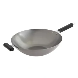 Shop All^JOYCE CHEN PRO SERIES UNCOATED CARBON STEEL FLAT BOTTOM WOK 14" - cozylivehome.com | we sell a wide range of comfortable household items