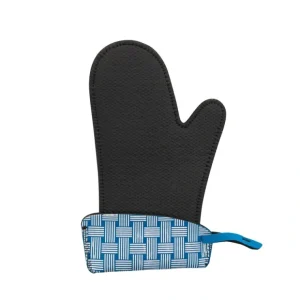 KG Mitt LG Blueberry/White Woven - cozylivehome.com | we sell a wide range of comfortable household items* Housewares