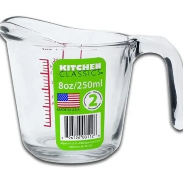 Kitchen Classic - Glass 1 Cup Measuring Cup - cozylivehome.com | we sell a wide range of comfortable household items* Housewares