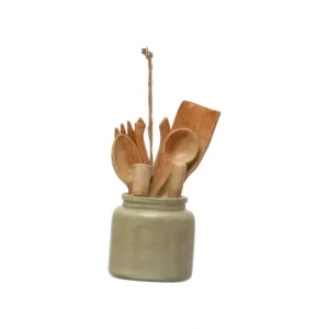 Kitchen Utensil Crock Holiday Ornament - cozylivehome.com | we sell a wide range of comfortable household items* Ornament