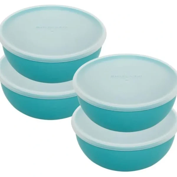 KitchenAid Plastic Pinch Bowls with Lids, Set Of 4 - cozylivehome.com | we sell a wide range of comfortable household items* Housewares