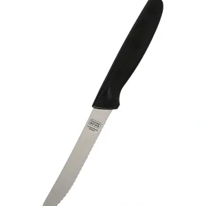 4.5" Knife - Curved tip/serrated edge - Black - cozylivehome.com | we sell a wide range of comfortable household items* Housewares