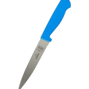 4" Knife - Pointed tip/Serrated edge - Blue/Dairy - cozylivehome.com | we sell a wide range of comfortable household items* Housewares