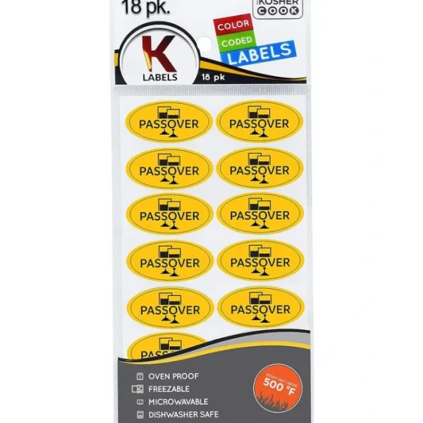Shop All^05405 Kosher Labels 24pk. on Sheets - Passover - cozylivehome.com | we sell a wide range of comfortable household items