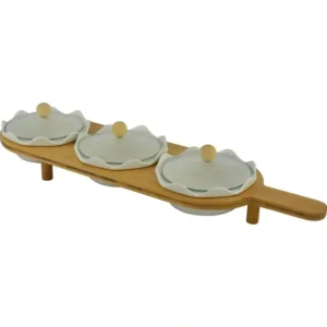 KW261 18X5X3 THREE ROUND BOWLS W/ LID - cozylivehome.com | we sell a wide range of comfortable household items* Giftware