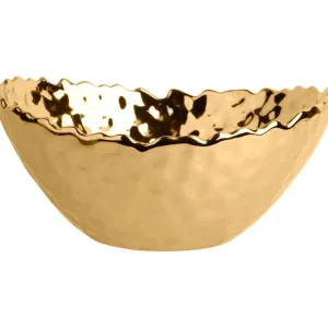 16092 7"L GOLD HAMMERED OVAL SERVE BOWL - cozylivehome.com | we sell a wide range of comfortable household items* Giftware