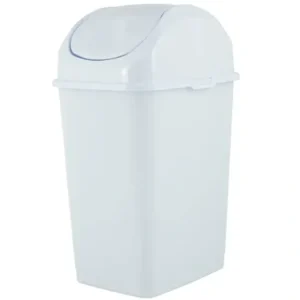 5 L Slim Swing Trash Can White - cozylivehome.com | we sell a wide range of comfortable household items* Housewares
