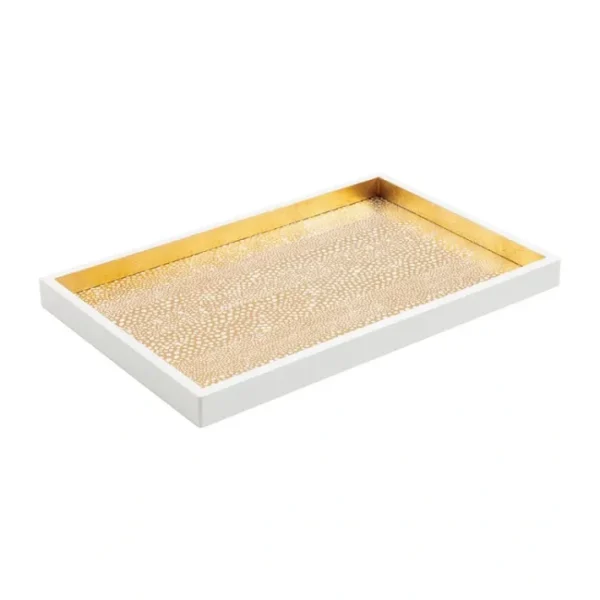 Shop All^LACQUER TRAY SMALL RECT PEBBLE GOLD - cozylivehome.com | we sell a wide range of comfortable household items