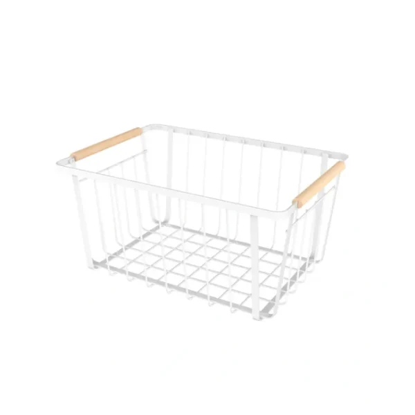 Shop All^728 LARGE WHITE WIRE BASKET - cozylivehome.com | we sell a wide range of comfortable household items