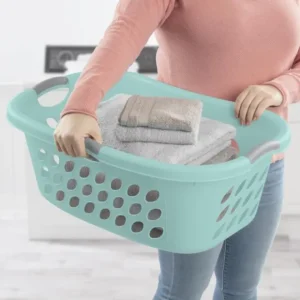 LAUNDRY BASKET-HIPHUG-1.25bshl-AQUA - cozylivehome.com | we sell a wide range of comfortable household items* Housewares