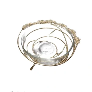 LB2191 glass bowl with gold brass design - cozylivehome.com | we sell a wide range of comfortable household items* Giftware