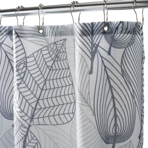Shop All^Leaves Shower Curtain Light Gray - cozylivehome.com | we sell a wide range of comfortable household items