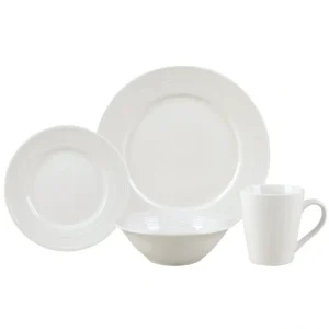 Shop All^LH145 16 PIECE WHITE SWIRL PORCELAIN SET - cozylivehome.com | we sell a wide range of comfortable household items