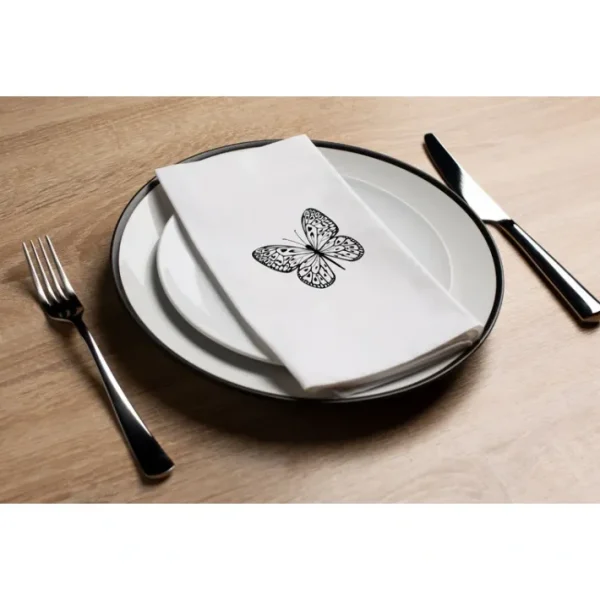 Shop All^Linen Look Guest Towels 16 Pack Black Butterfly - cozylivehome.com | we sell a wide range of comfortable household items