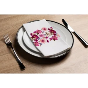 Shop All^Linen Look Guest Towels 16 Pack Fuchsia Dahlias - cozylivehome.com | we sell a wide range of comfortable household items