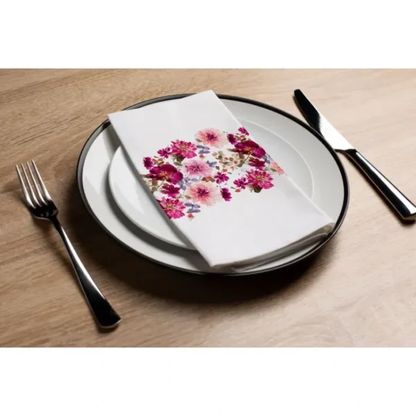 Shop All^Linen Look Guest Towels 16 Pack Fuchsia Dahlias - cozylivehome.com | we sell a wide range of comfortable household items