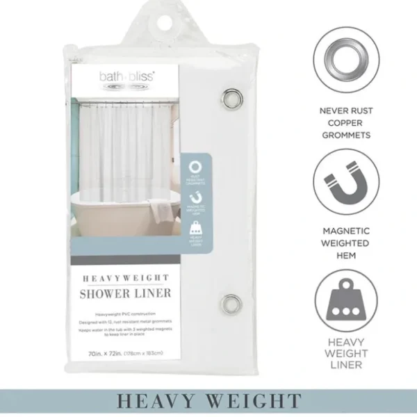 LINER HEAVY M.GROMMET(WHITE) 70X71 - cozylivehome.com | we sell a wide range of comfortable household items* Housewares