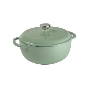 Shop All^LODGE ENAMELED CAST IRON DUTCH OVEN 4.5 QT DESERT SAGE - cozylivehome.com | we sell a wide range of comfortable household items