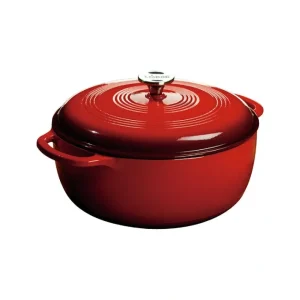 Shop All^LODGE ENAMELED CAST IRON DUTCH OVEN 7.5 QT RED - cozylivehome.com | we sell a wide range of comfortable household items