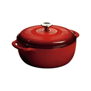 Shop All^LODGE ENAMELED CAST IRON DUTCH OVEN 6 QT RED - cozylivehome.com | we sell a wide range of comfortable household items