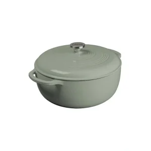 Shop All^LODGE ENAMELED CAST IRON DUTCH OVEN 7.5 QT SAGE - cozylivehome.com | we sell a wide range of comfortable household items