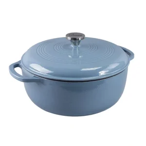 Shop All^LODGE ENAMELED CAST IRON DUTCH OVEN 7.5 QT STORM - cozylivehome.com | we sell a wide range of comfortable household items