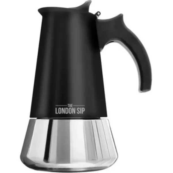 Shop All^LONDON SIP STOVETOP ESPRESSO SS BLK 6 CUP - cozylivehome.com | we sell a wide range of comfortable household items