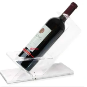 Lucite Wine Bottle Holder With Marble Accent - cozylivehome.com | we sell a wide range of comfortable household items* Giftware