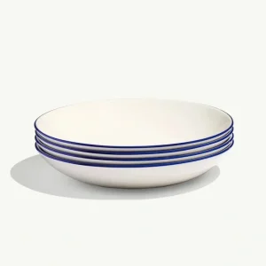 Shop All^Made in Entrée Bowls, Navy Rim 10" - cozylivehome.com | we sell a wide range of comfortable household items