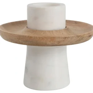 Mango Wood Appetizer Tray w/ Marble Stand - cozylivehome.com | we sell a wide range of comfortable household items* Shop All