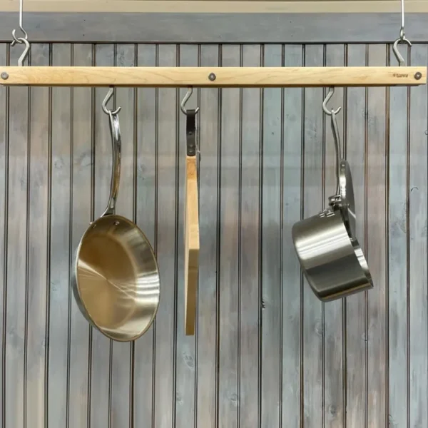 Maple Hanging Bar Pot Rack 20" - cozylivehome.com | we sell a wide range of comfortable household items* Shop All