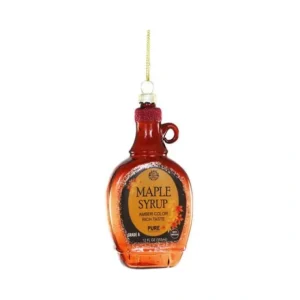 Maple Syrup Bottle Glass Ornament - cozylivehome.com | we sell a wide range of comfortable household items* Ornament