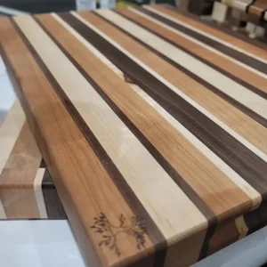 Maple, Walnut & Cherry Edge Grain Cutting Board - cozylivehome.com | we sell a wide range of comfortable household items* Shop All