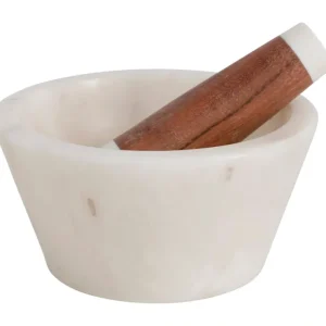 Marble and Acacia Wood Mortar & Pestle - cozylivehome.com | we sell a wide range of comfortable household items* Shop All