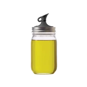 MASON JAR OIL CRUET BLACK - cozylivehome.com | we sell a wide range of comfortable household items* Shop All