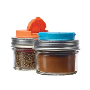 MASON JAR SPICE LID 2PK BLU/ORG - cozylivehome.com | we sell a wide range of comfortable household items* Shop All