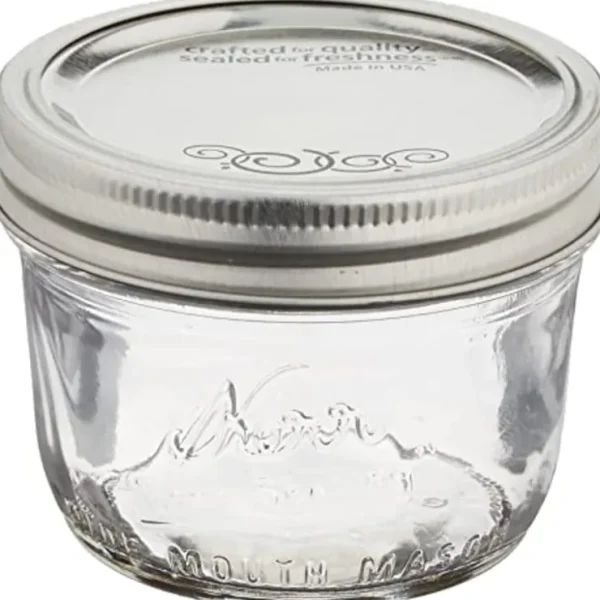 MASON JAR WIDE MOUTH 8oz- KERR - cozylivehome.com | we sell a wide range of comfortable household items* Housewares