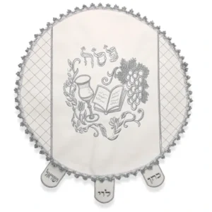 MC317 Matzah Cover VinalRound With Heavy Plastic - 19" D - MC317 - cozylivehome.com | we sell a wide range of comfortable household items* Shop All