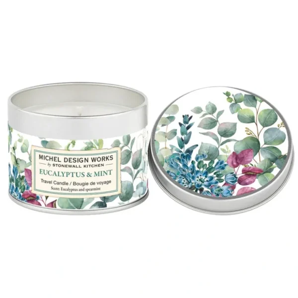 MDW EUCALYPTUS & MINT TRAVEL CANDLE - cozylivehome.com | we sell a wide range of comfortable household items* Shop All