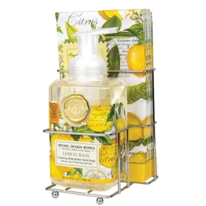 MDW LEMON BASIL FOAMING SOAP & NAPKIN SET - cozylivehome.com | we sell a wide range of comfortable household items* Shop All