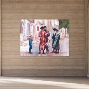 Meah Shearim Sukkah Scene | Sukkah Sign 32" x 24" Acrylic - cozylivehome.com | we sell a wide range of comfortable household items* Shop All