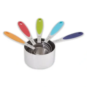 MEASURING CUPS- COLOR HANDLE SET OF 5 - cozylivehome.com | we sell a wide range of comfortable household items* Shop All