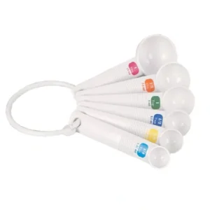 MEASURING SPOON SET-6PC DELUX WHITE - cozylivehome.com | we sell a wide range of comfortable household items* Housewares