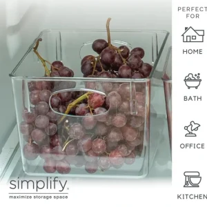 Medium Horizontal Organizer - 8.5"x7.5"x6" - Clear - cozylivehome.com | we sell a wide range of comfortable household items* Shop All