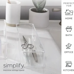 Medium Narrow Drawer Organizer - 3"x9"x2" - Clear - cozylivehome.com | we sell a wide range of comfortable household items* Shop All