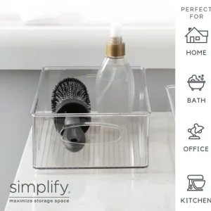 Medium Vertical Stripe Organizer - 10"x6"x3" - Clear - cozylivehome.com | we sell a wide range of comfortable household items* Shop All