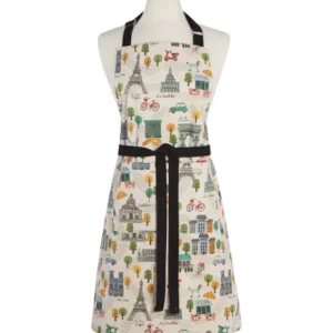Meet Me In Paris Chef's Cotton Kitchen Apron - cozylivehome.com | we sell a wide range of comfortable household items* Housewares